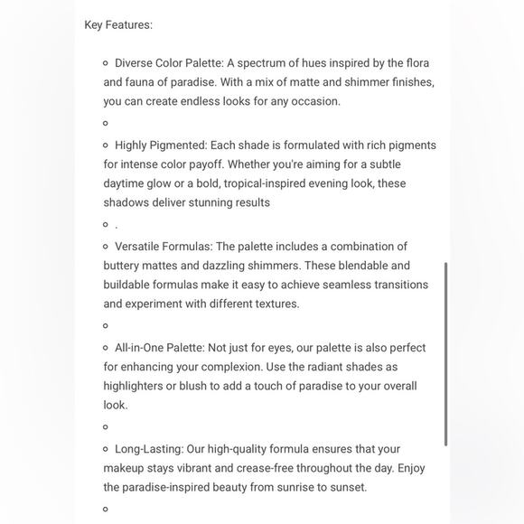 NWT violet Voss pretty in paradise eyeshadow and face palette - Picture 8 of 8